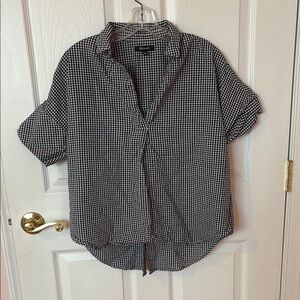 Madewell Black and White Gingham Men's Shirt